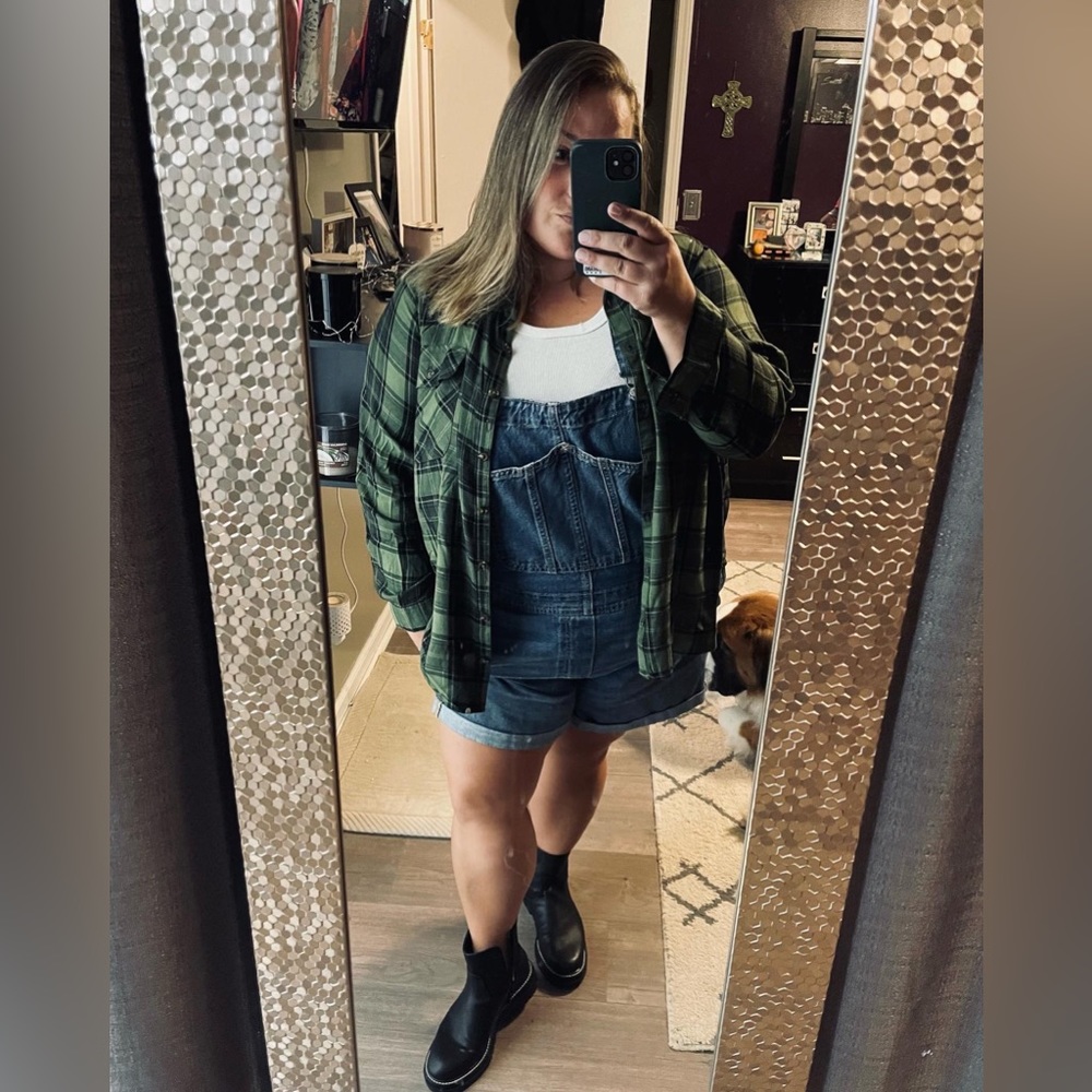 Denim overalls
